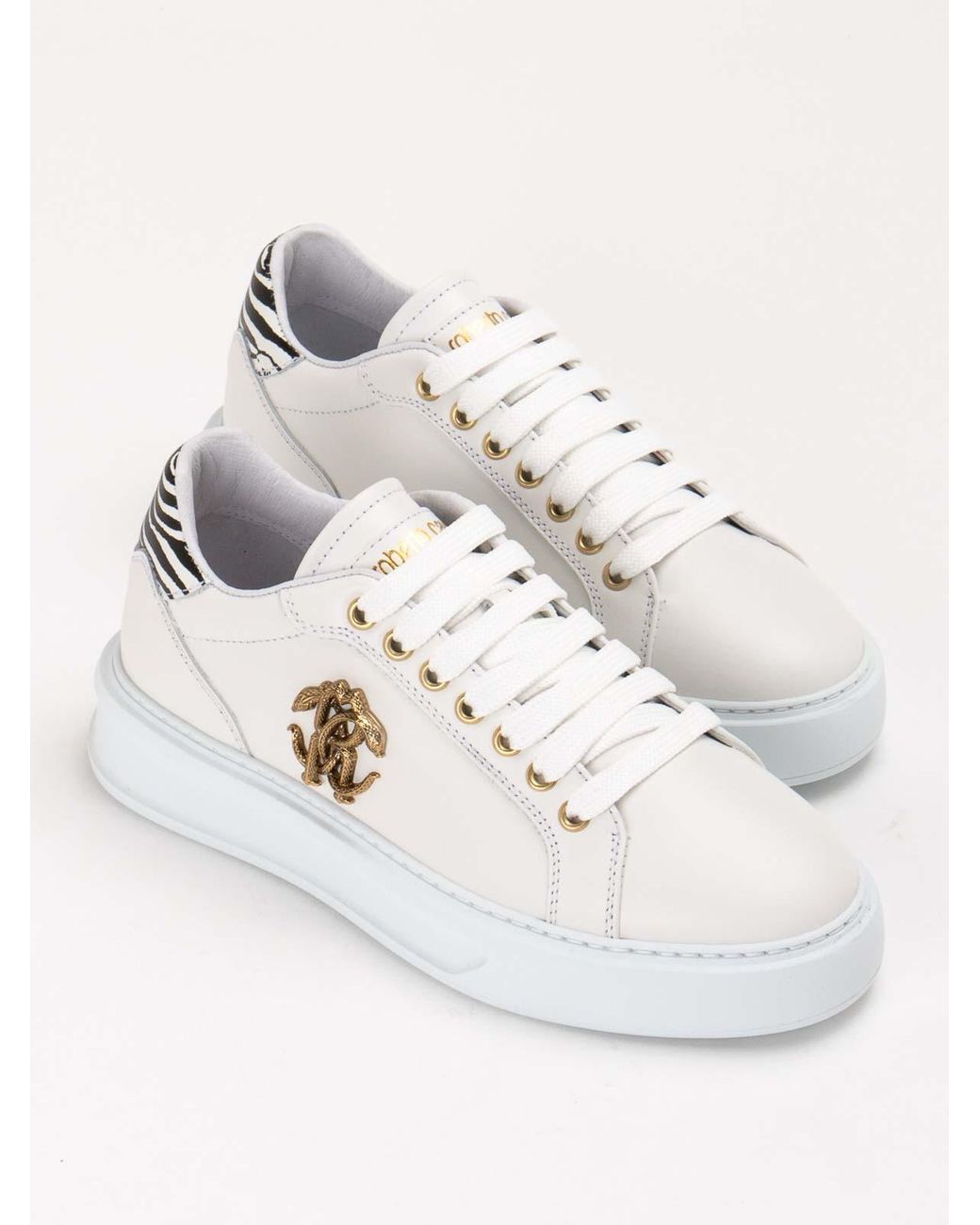 Roberto Cavalli White Sneakers