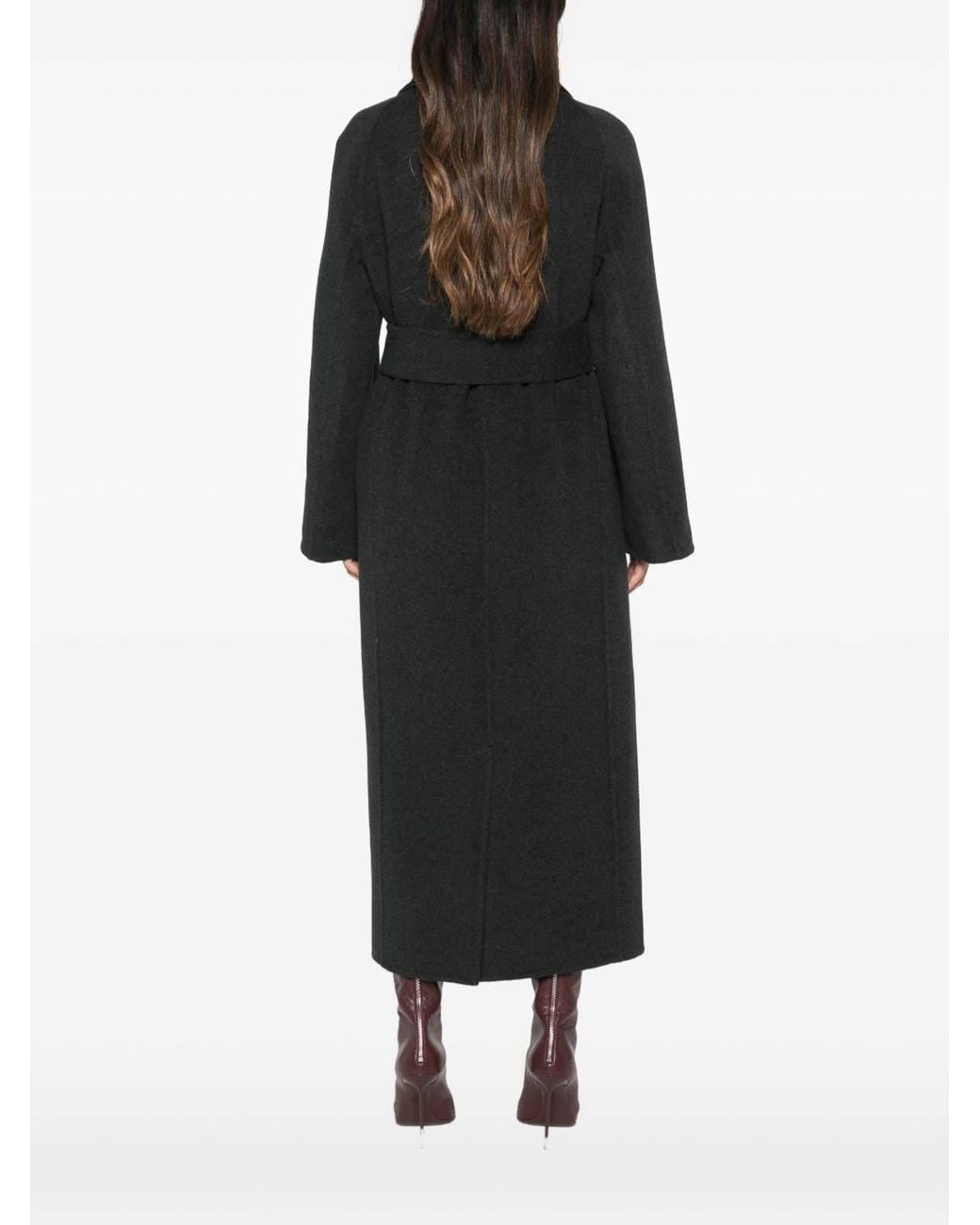 Khaite Black Romare Wool Coat