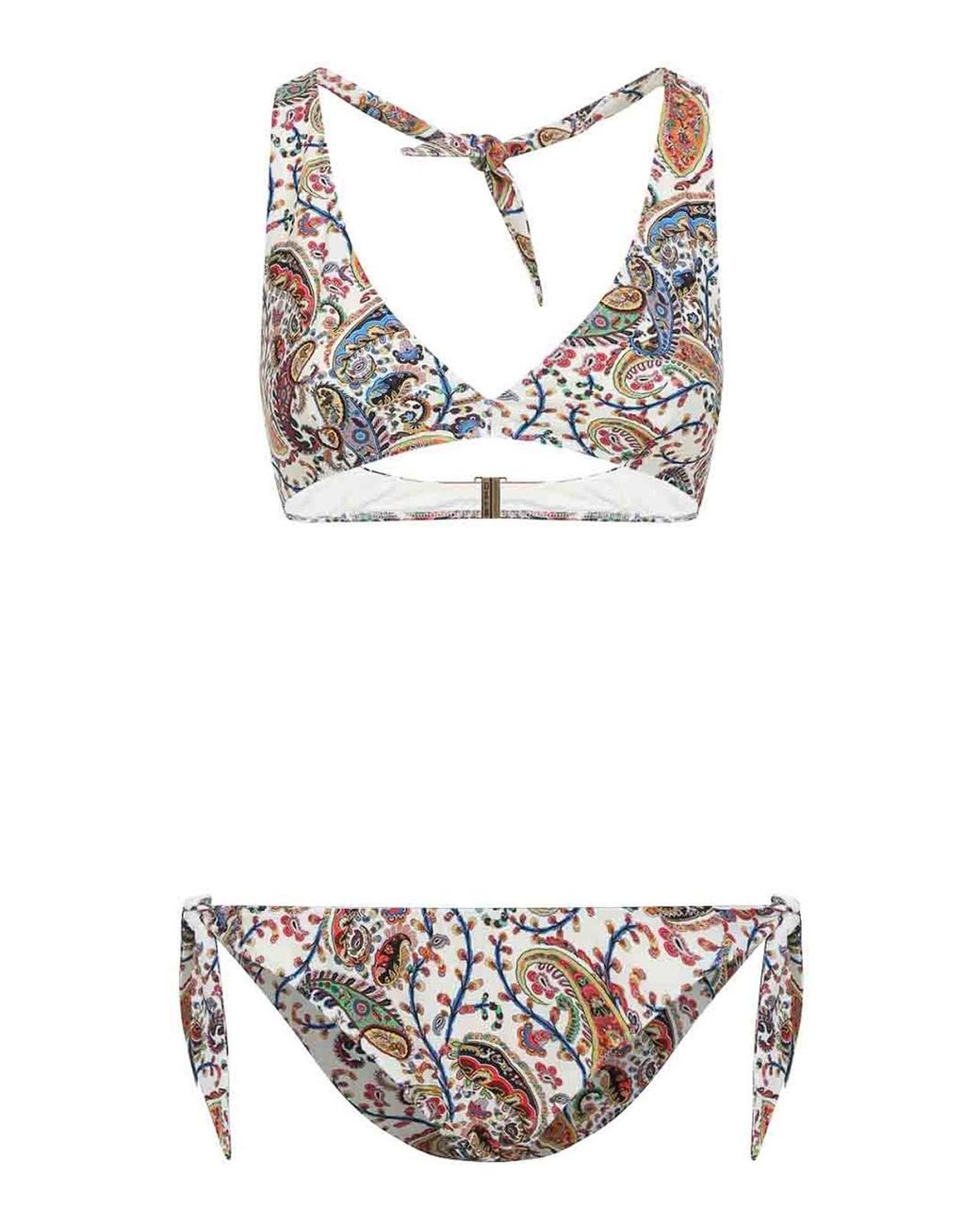 Etro Gray Halter Neck Bikini