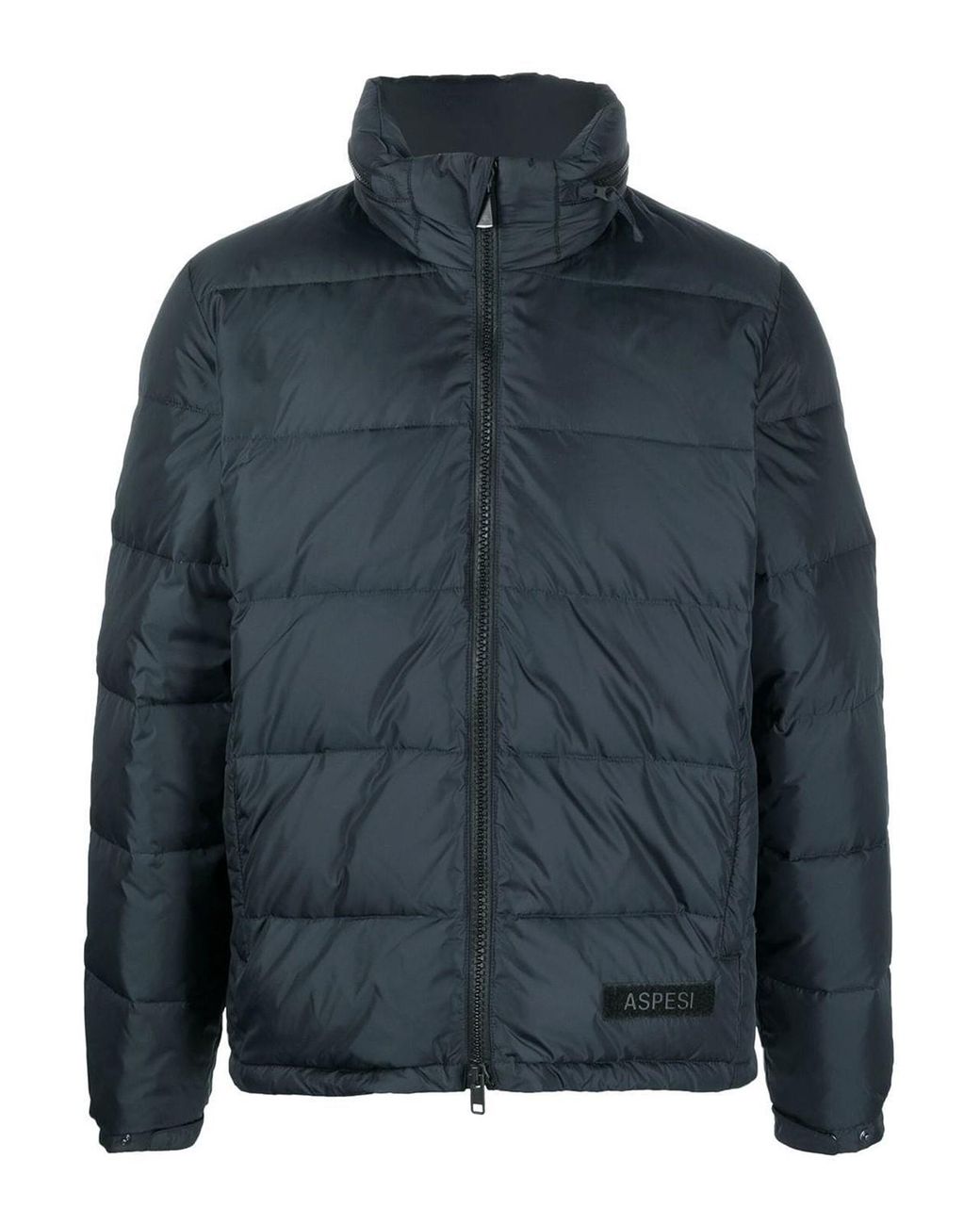 Aspesi Blue Nylon Puffer Jacket for men