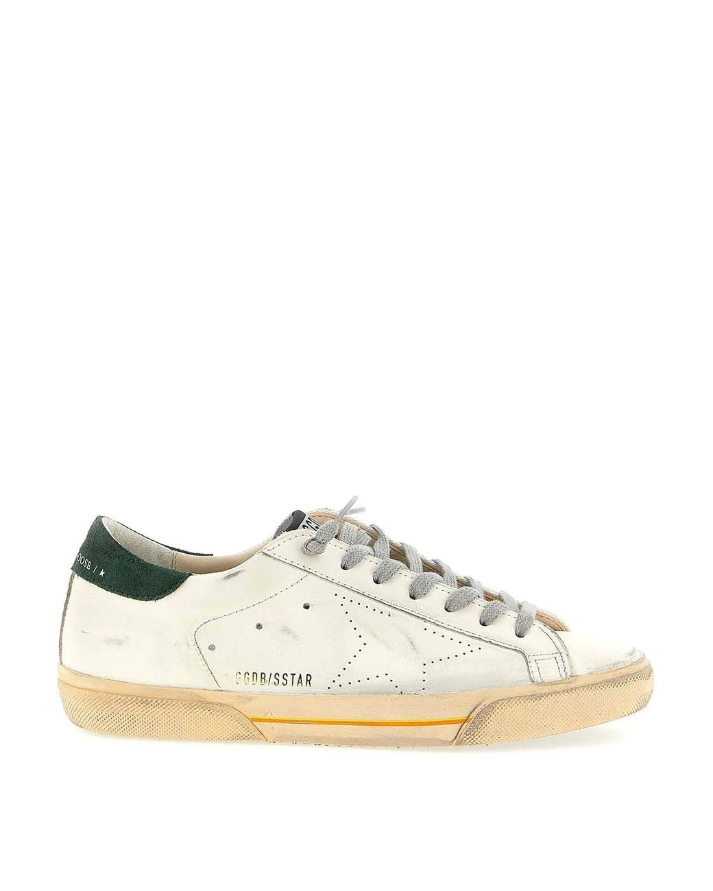 Golden Goose Deluxe Brand Green Superstar Sneakers for men
