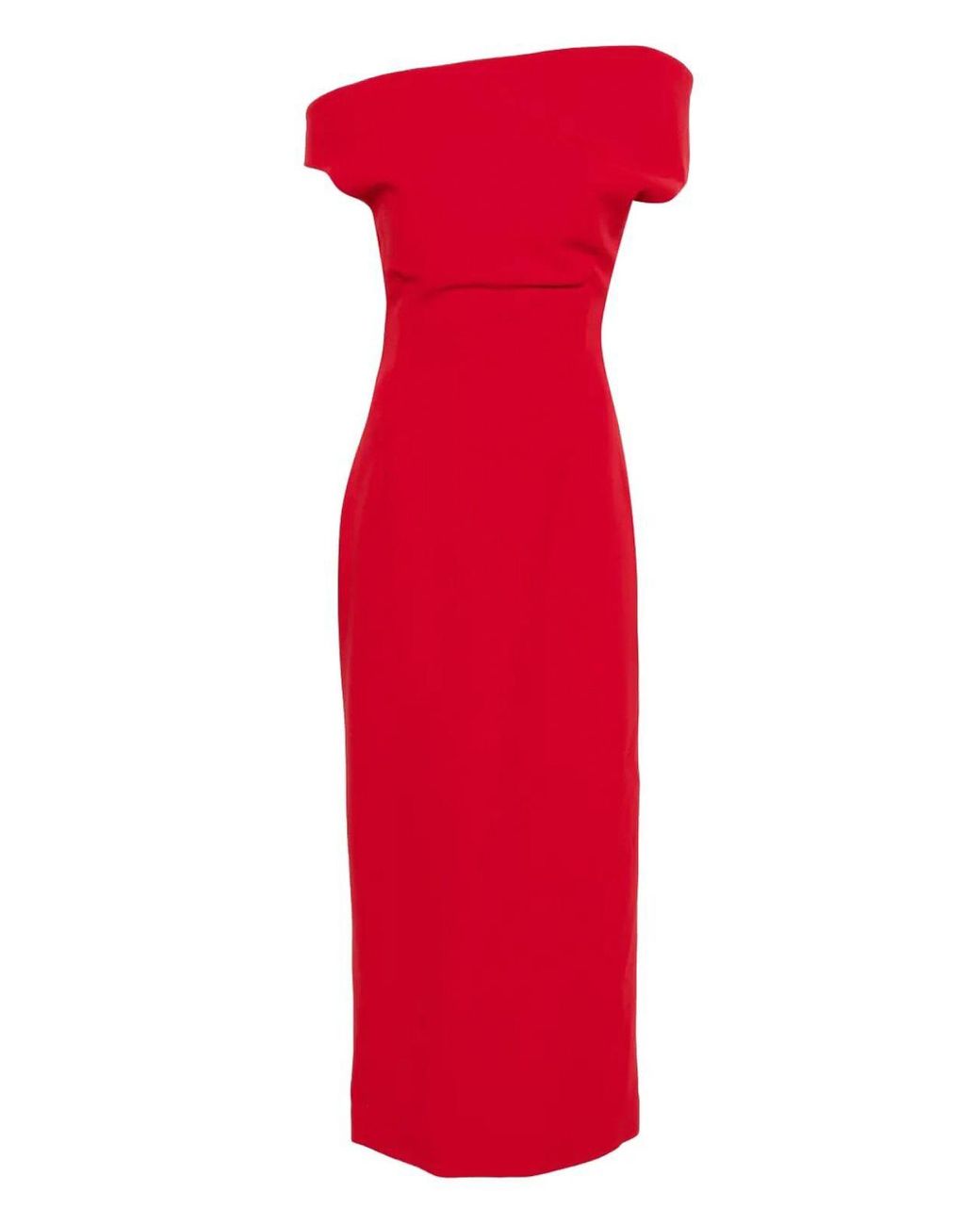 Magda Butrym Red Sukienka Midi Dress