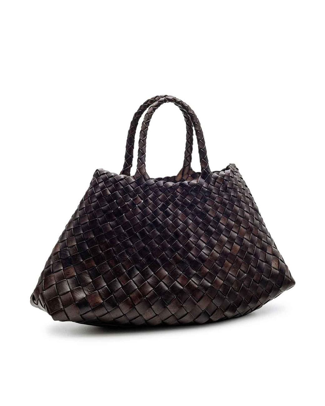 Dragon Diffusion Black Santa Croce Small Leather Bag