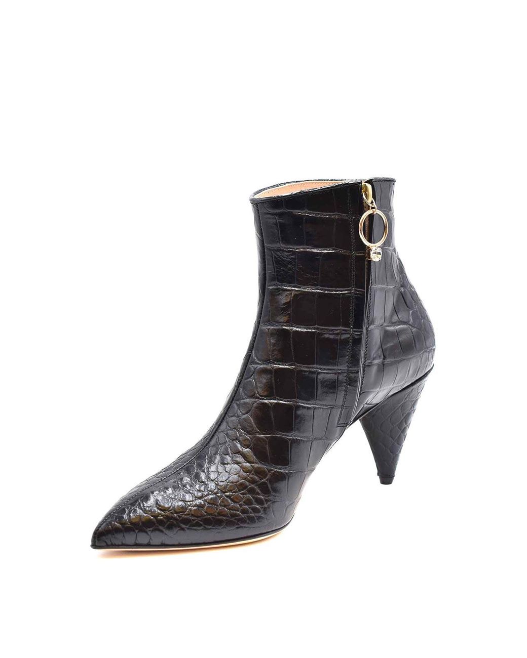 Polly Plume Black Booties