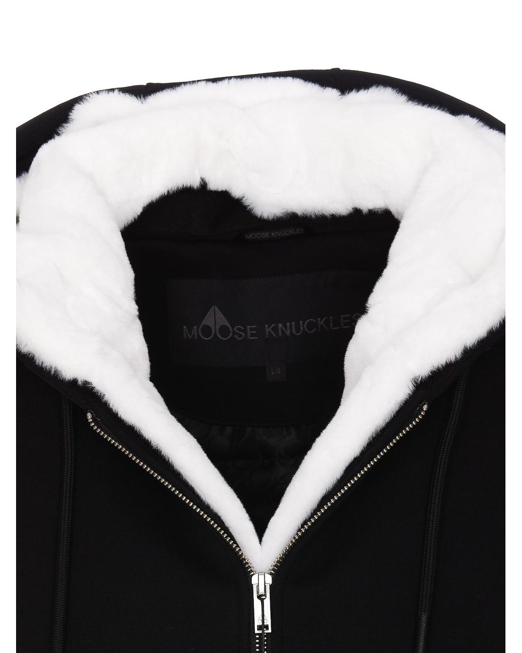 Moose Knuckles Black Classic Bunny Sweatshirt for men