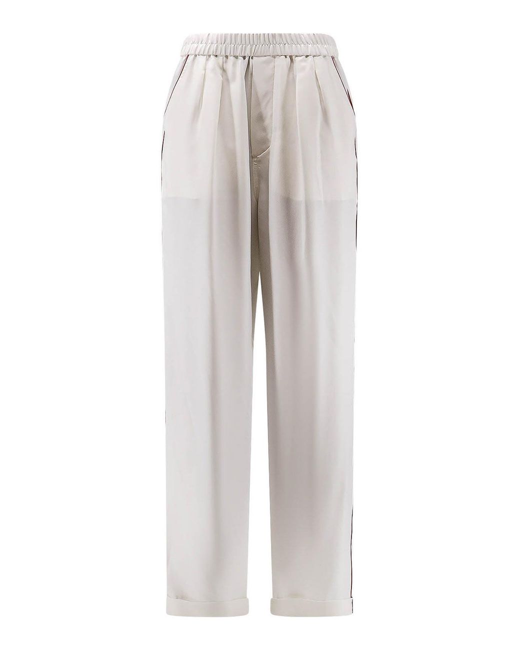 Tom Ford Gray Silk Trousers