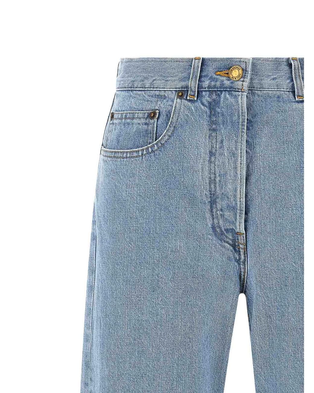 Thom Browne Blue Back Martingale Jeans