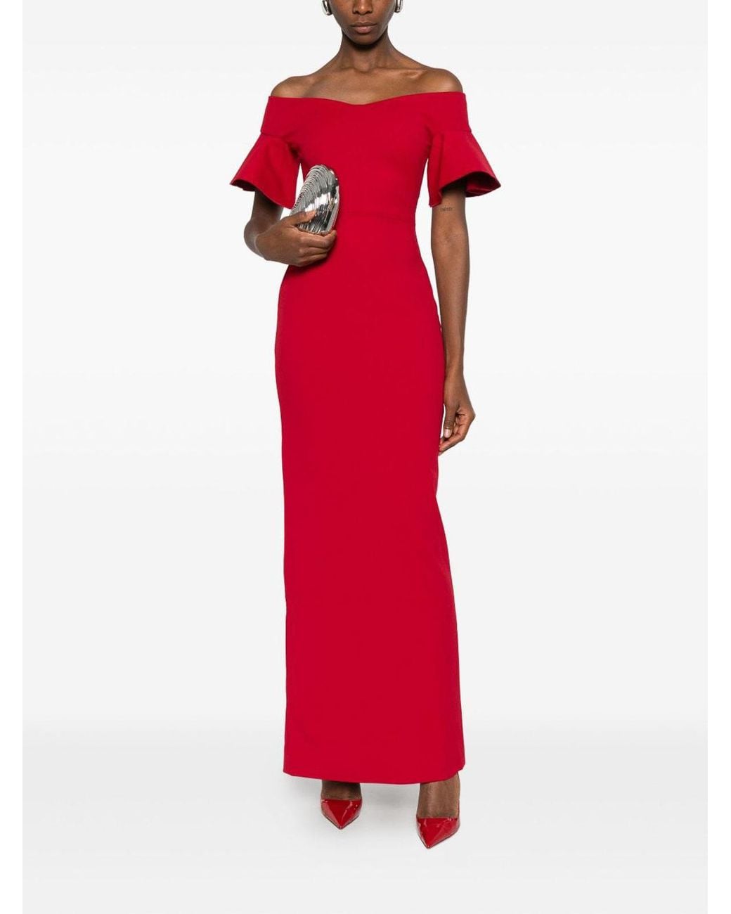 Solace London Red Maxi Dresses