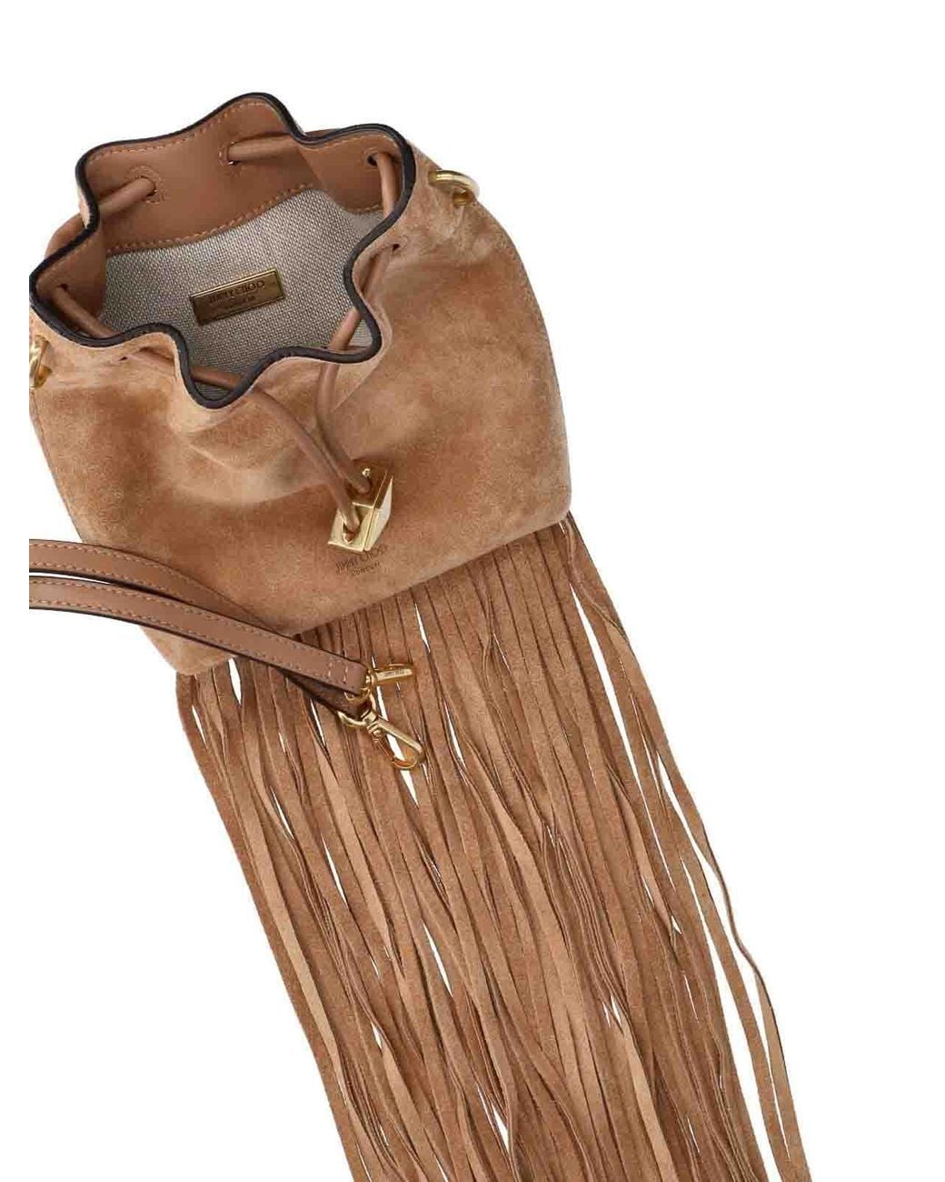 Borsa Secchiello di Jimmy Choo in Natural