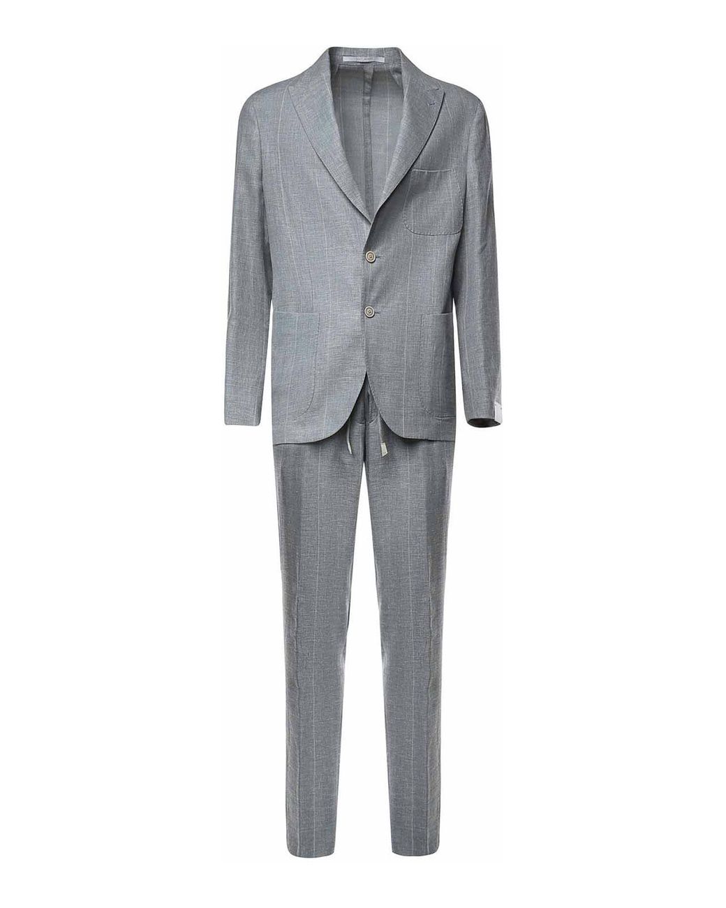 Eleventy Gray Single-Breasted Suit for men