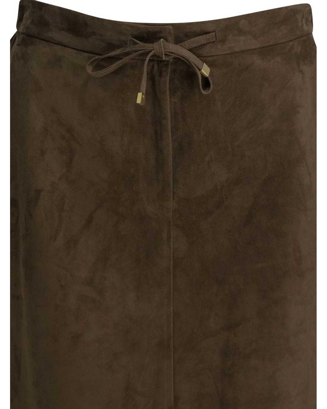 Max Mara Green Gazza Mini Skirt