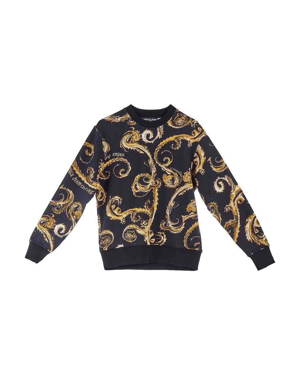 Versace Jeans Couture Black Chromo Couture Sweatshirt for men
