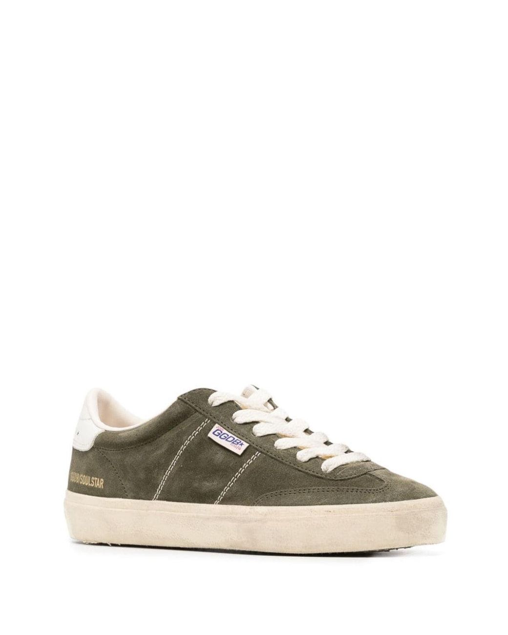 Golden Goose Deluxe Brand Green Soul Star Suede Sneakers