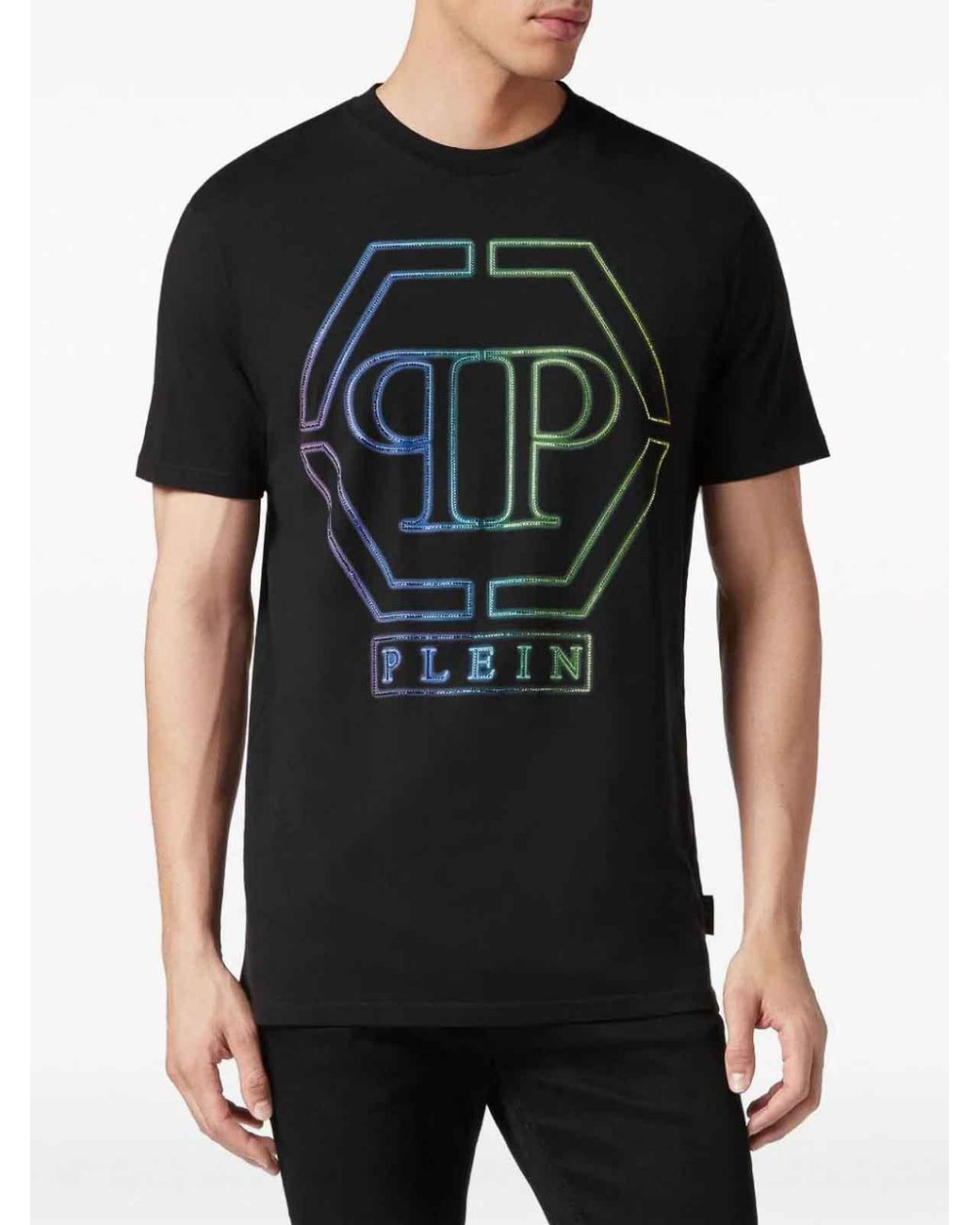 Philipp Plein Black T-Shirts for men