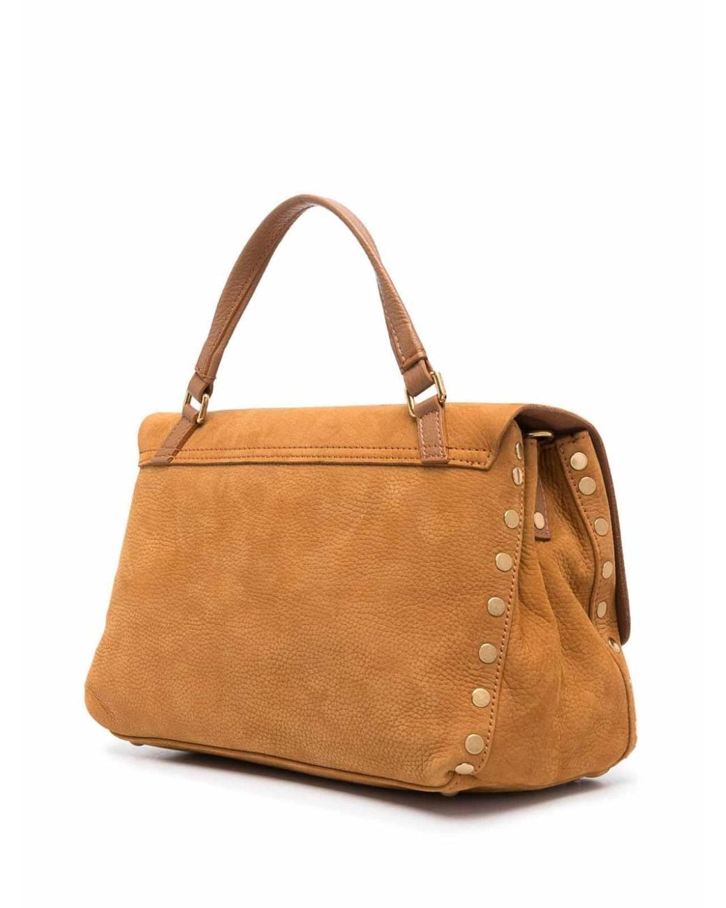 Zanellato Brown Postina Jones S Leather Handbag