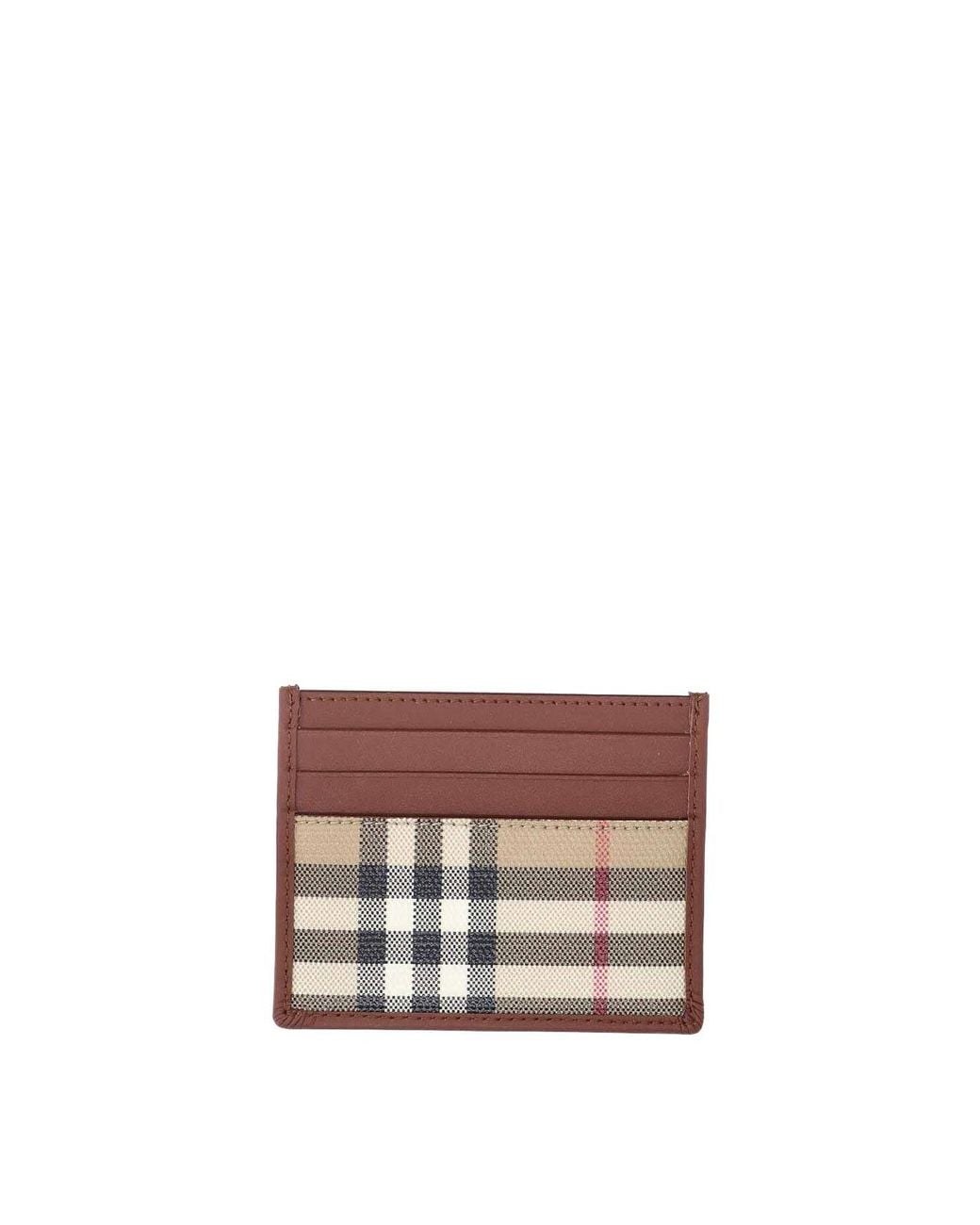 Burberry White Card Holder for men