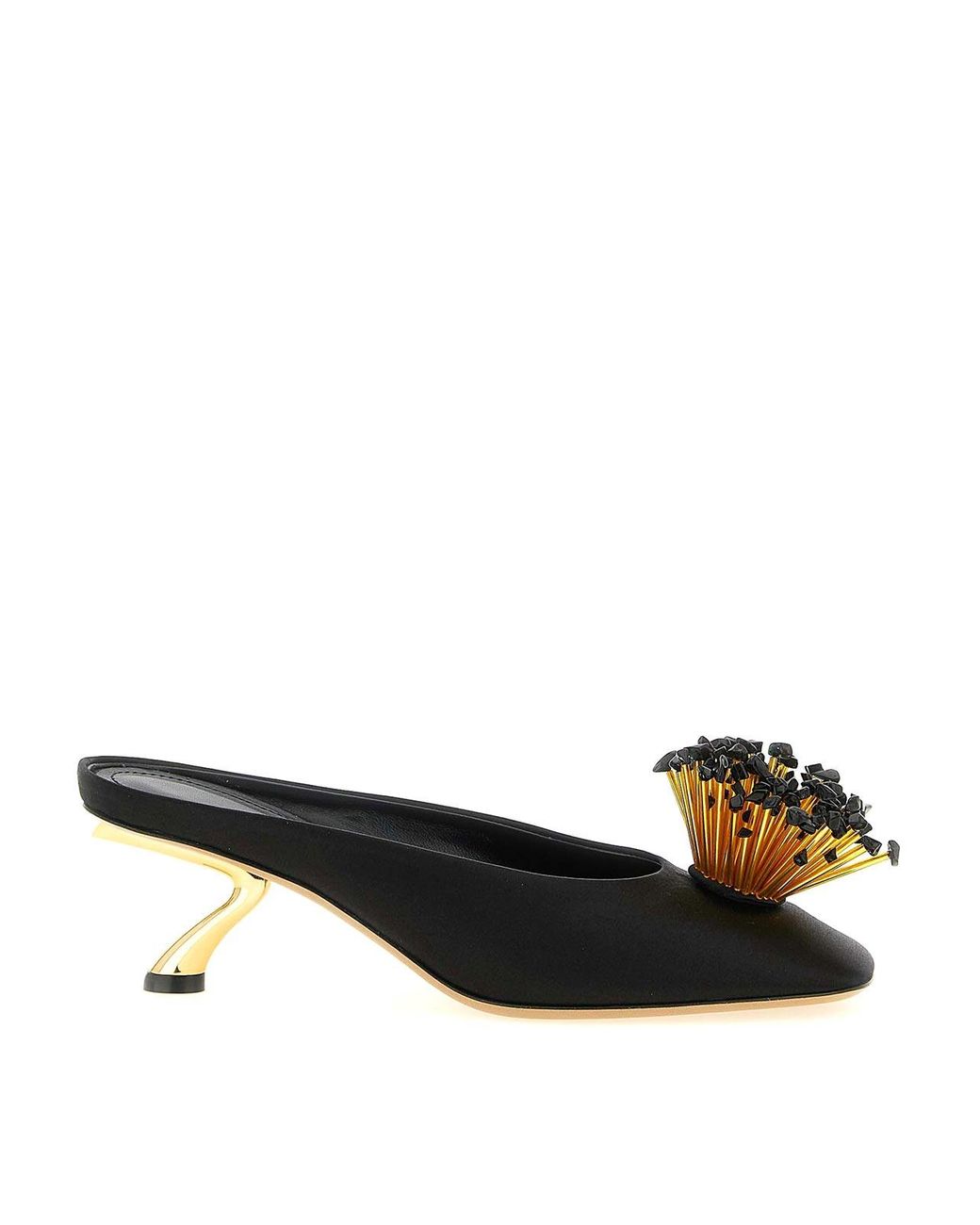 Ferragamo Black Safi Mules