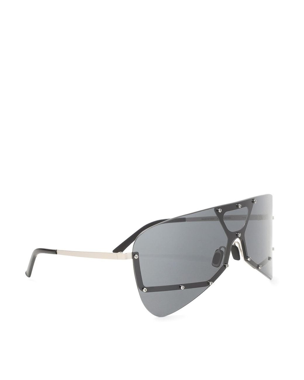 Rick Owens Gray Tower Sunglasses for men