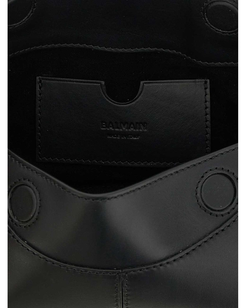 Balmain Black 64-83 Small Shoulder Bag