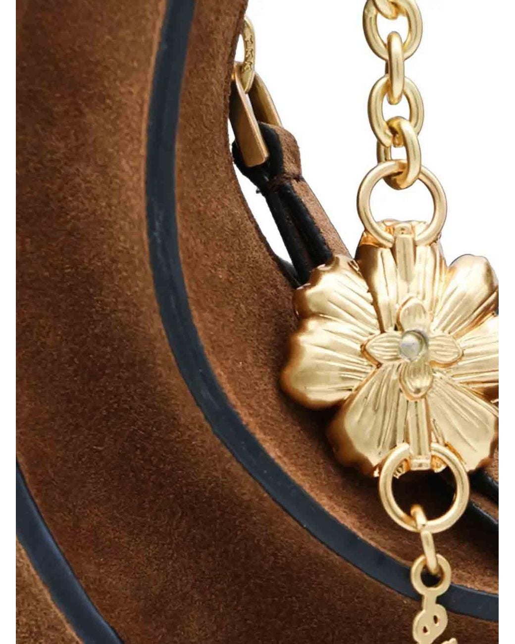 Farm Rio Brown Shoulder Bag Hobo Banana