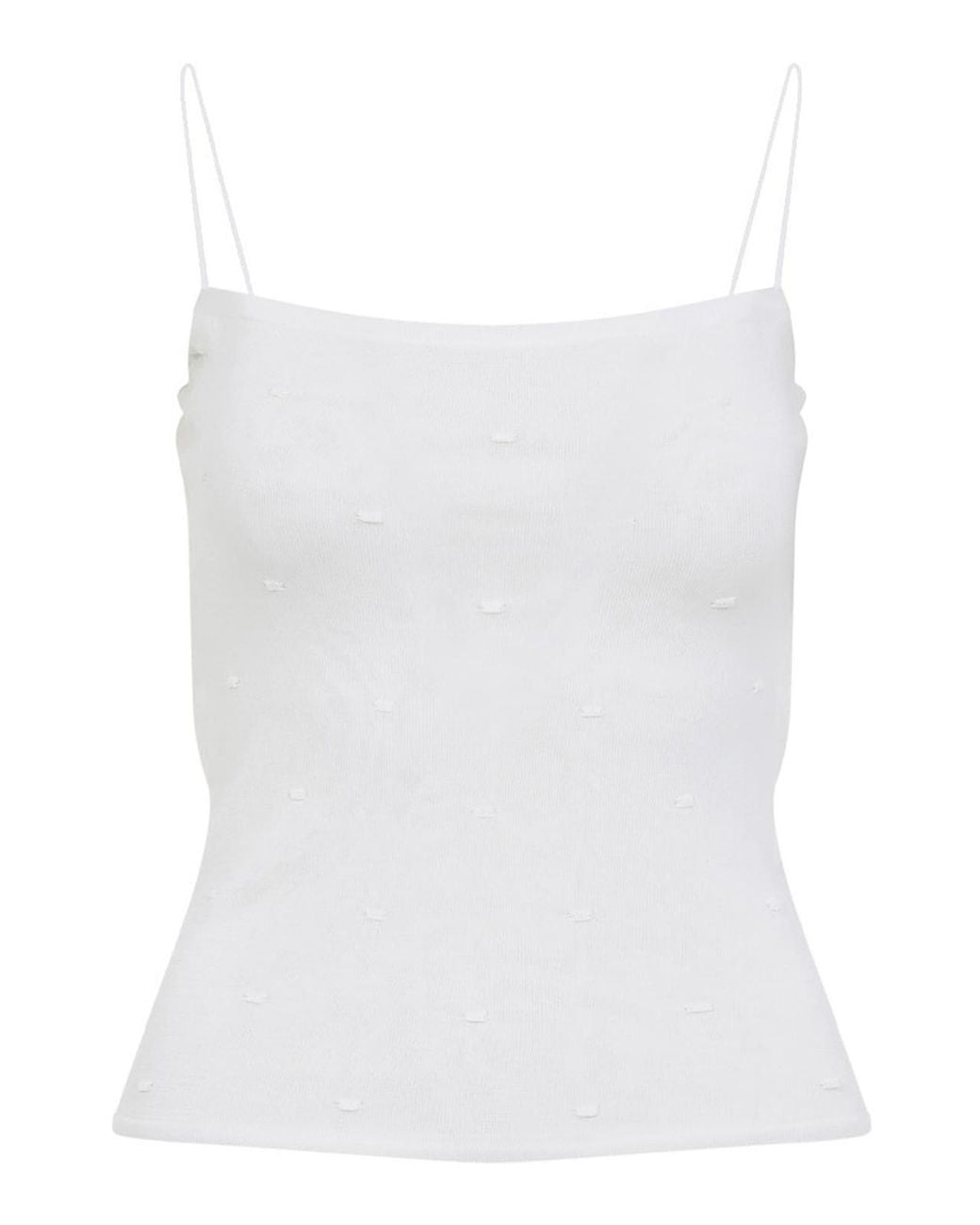 Jacquemus White The Plumetis Top