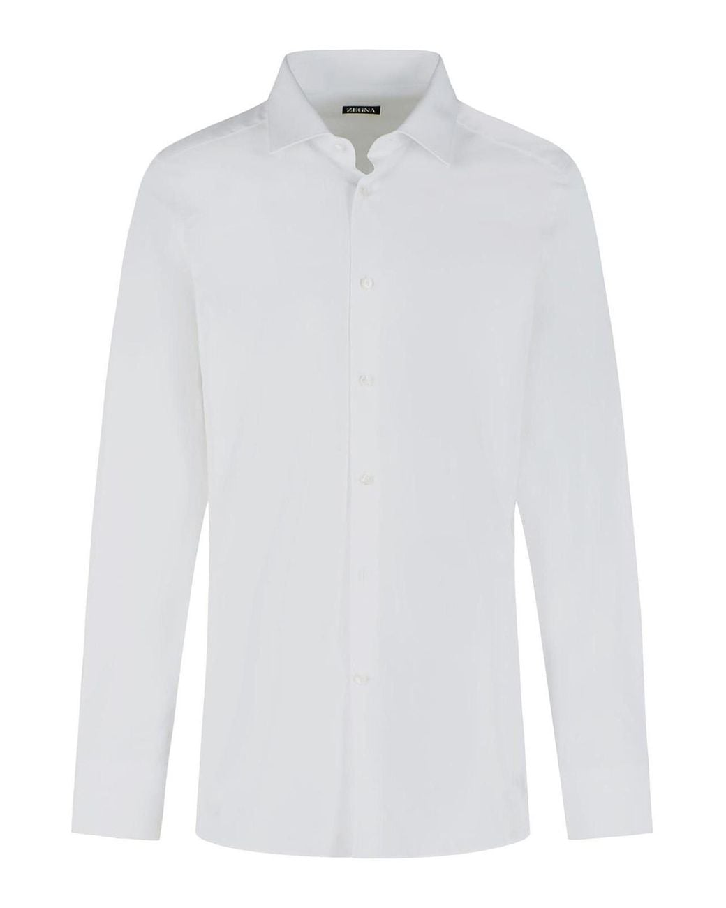 Zegna White Trophy Cotton Shirt for men
