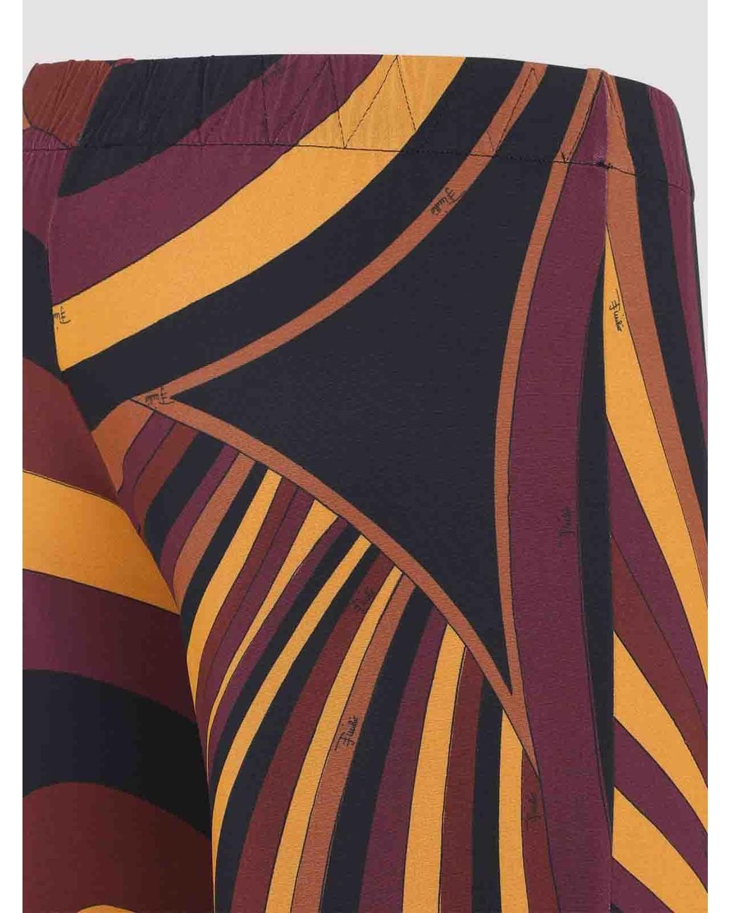 Emilio Pucci Orange Jersey Pants
