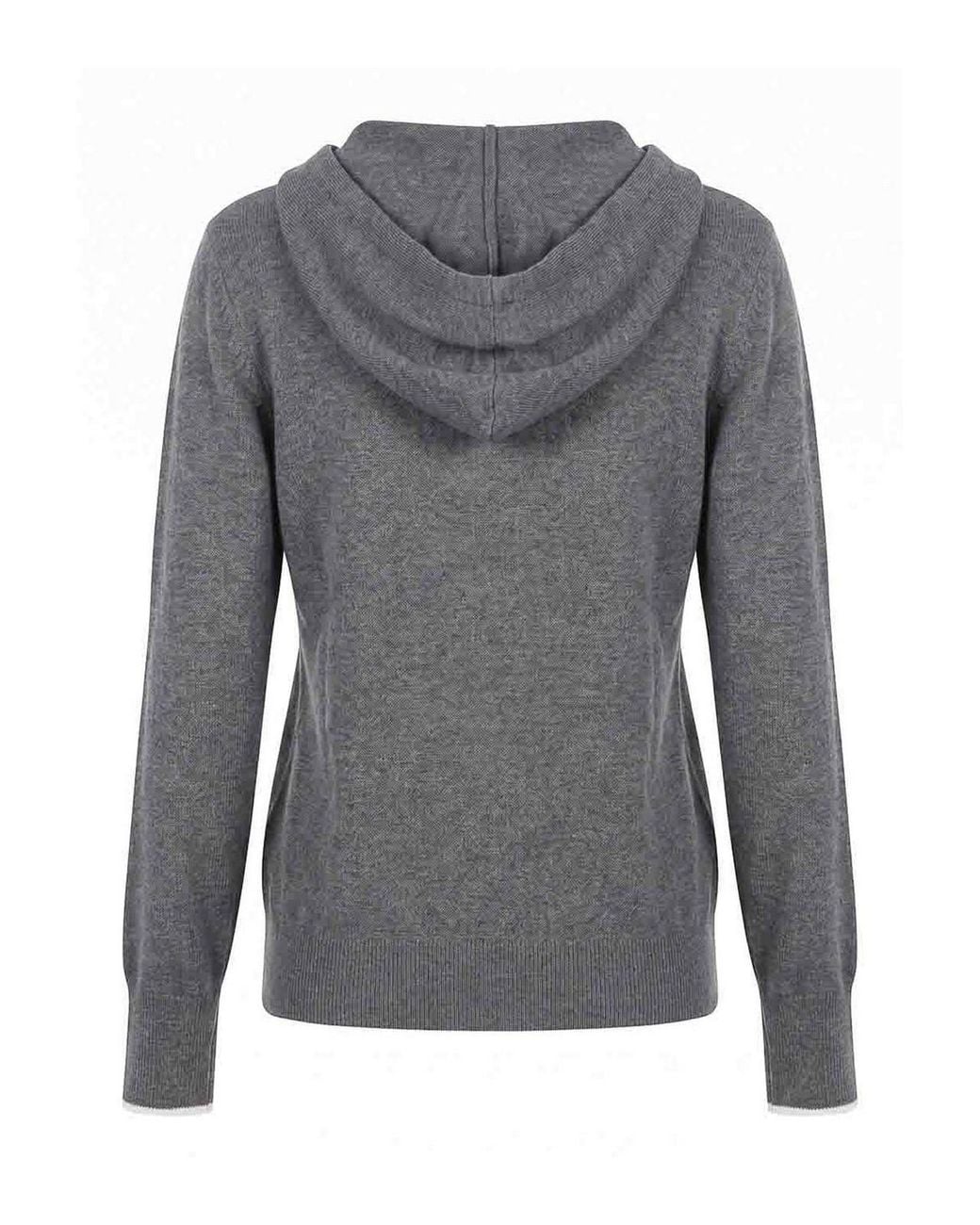 Pinko Gray Rundhalspullover