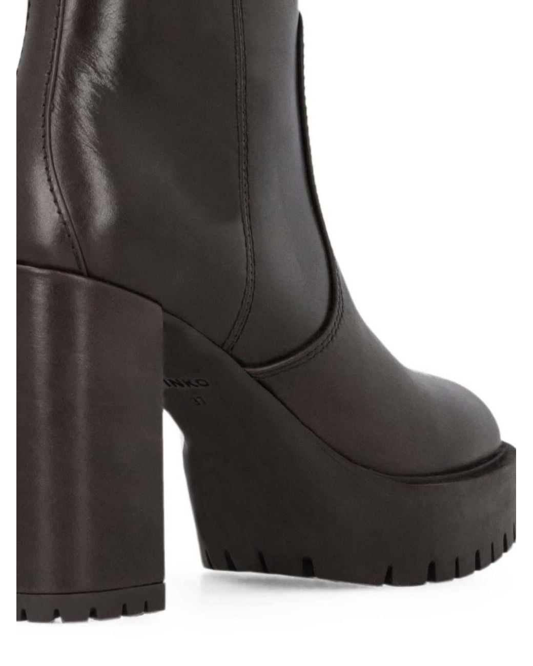 Pinko Brown Low-Top Sneakers