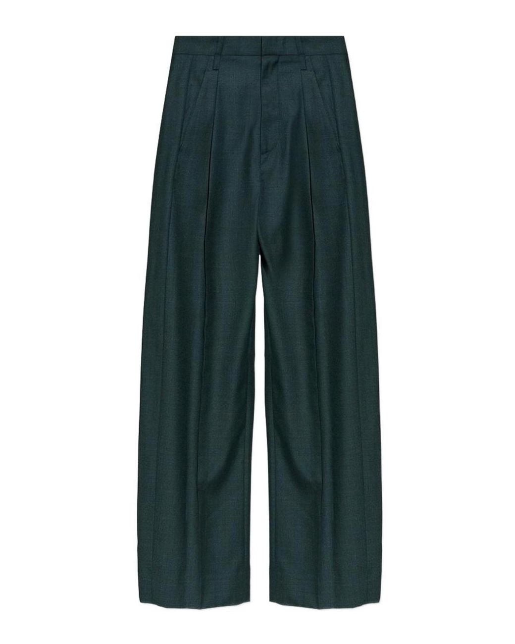 Victoria Beckham Green Technical Trousers