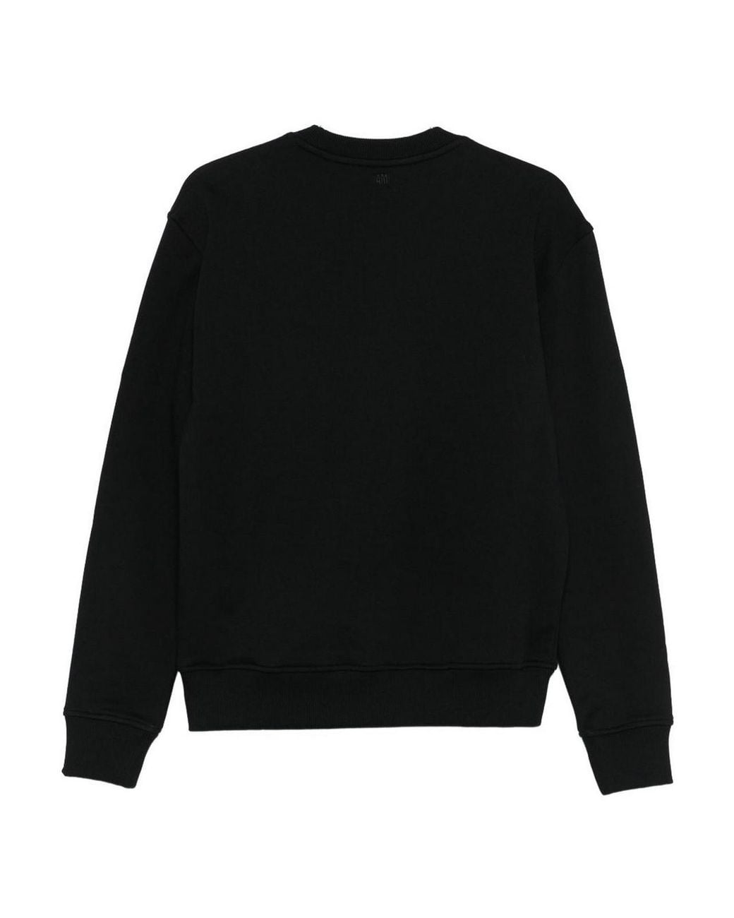 AMI Black Ami De Coeur Cotton Sweatshirt