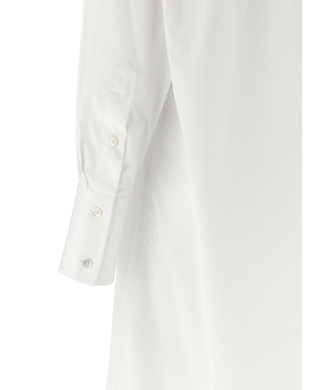 Maison Margiela White Chemisier Dress