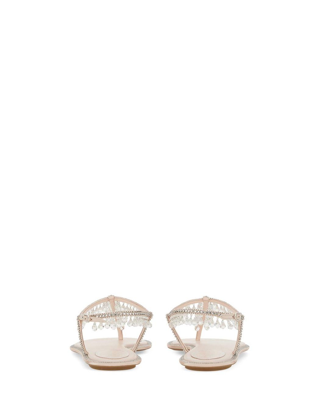 Rene Caovilla Natural Chandelier Low Sandal