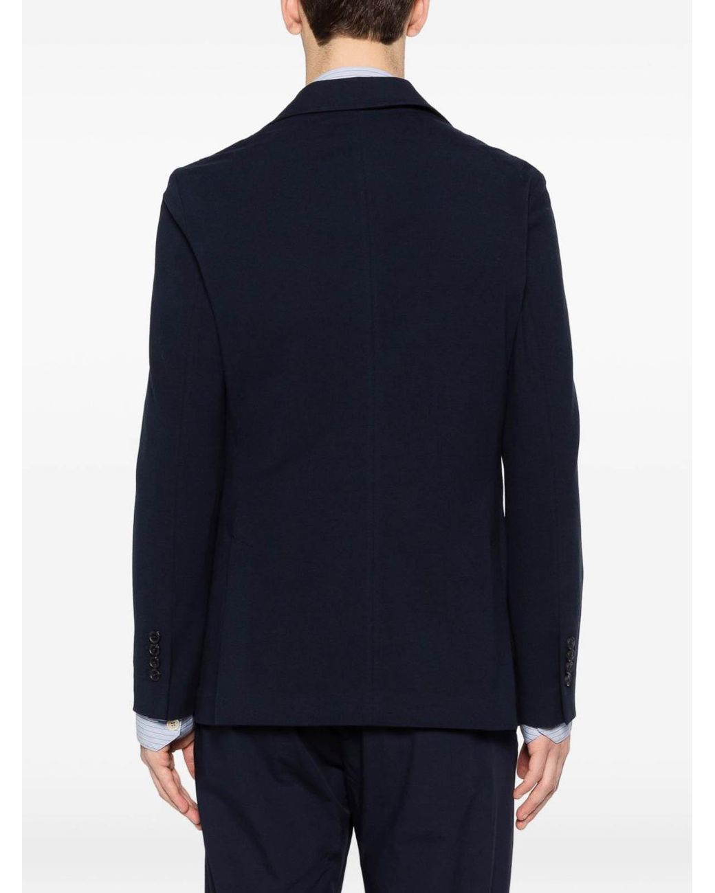 Circolo 1901 Blue Blazer With Classic Lapels for men