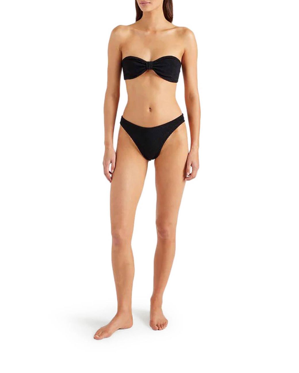 Hunza G Black Jean Bikini Bubblegum