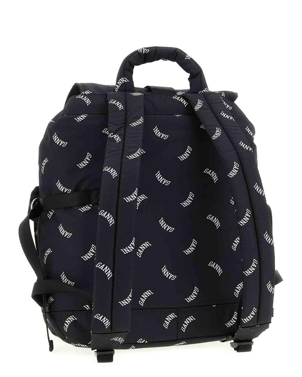 Ganni Black Re-Tech Backpack
