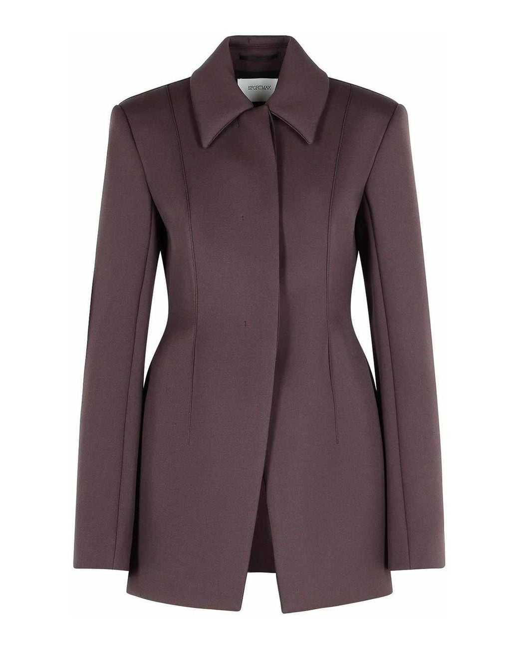 Sportmax Purple Bacio Tight Jacket