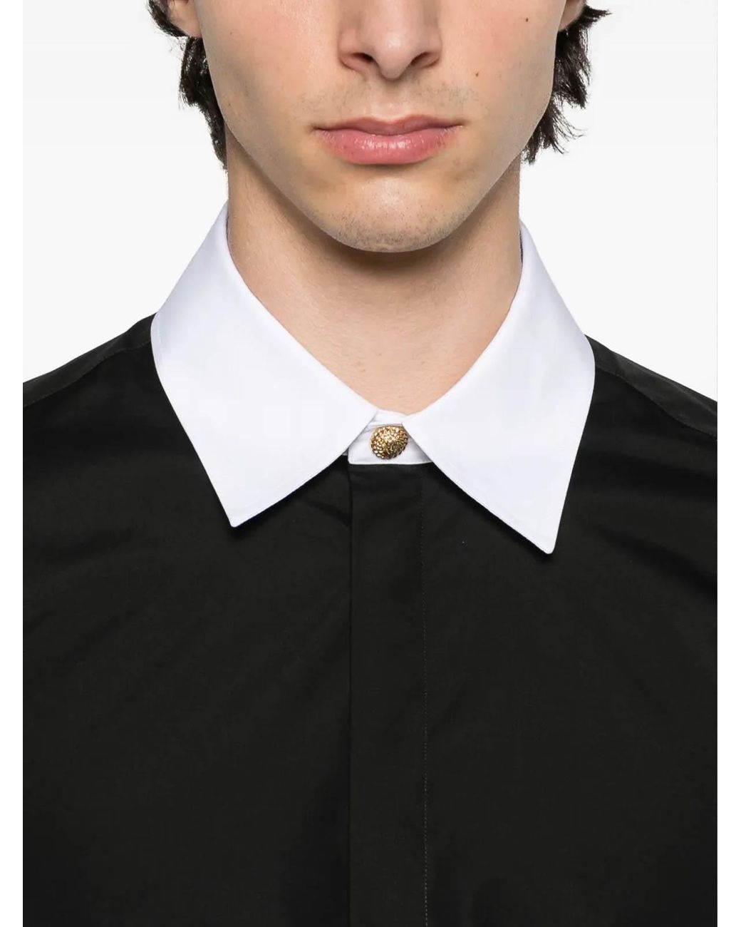 Camicia Ls di Balmain in Black da Uomo