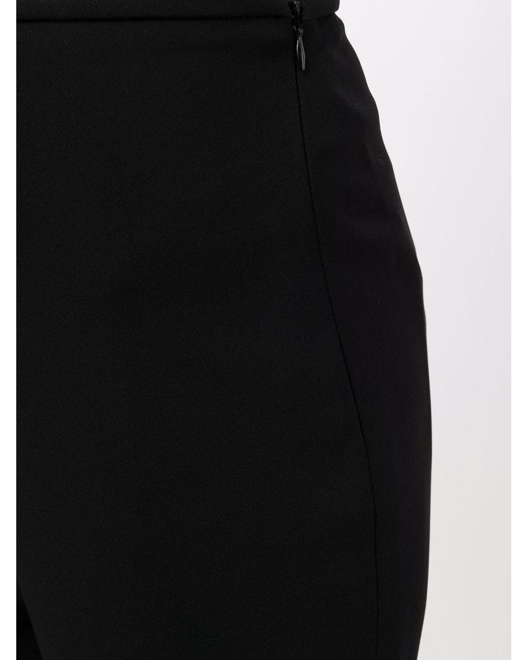 Emporio Armani Black Viscose Blend Pants