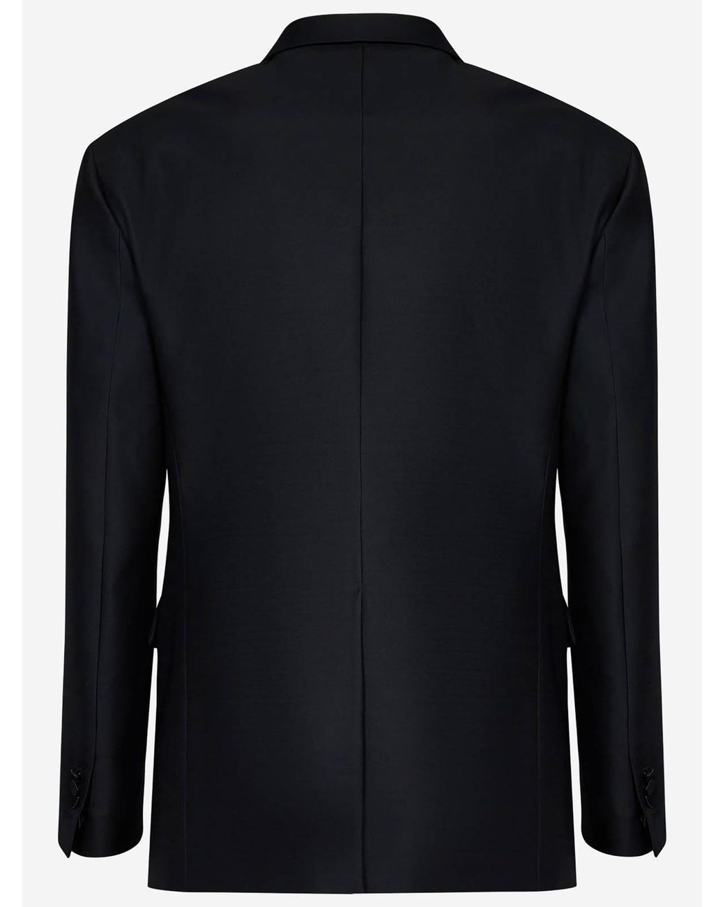DSquared² Black Wool And Silk Smoking Suit for men