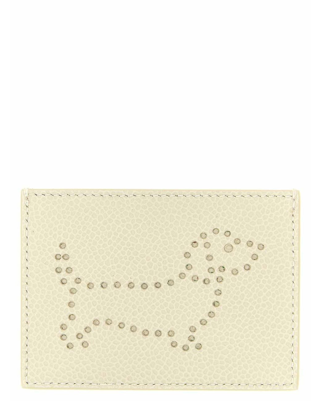 Thom Browne Natural Card Holder