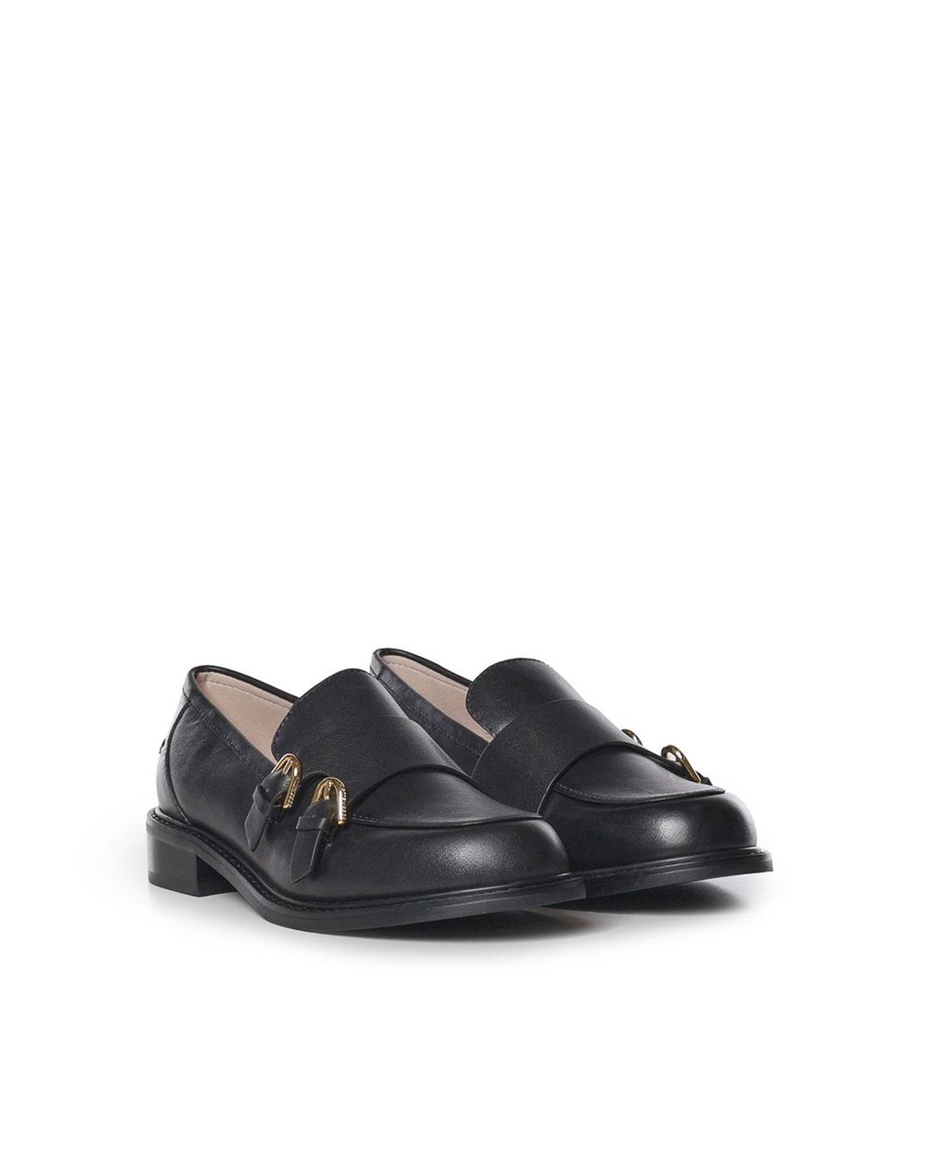Coccinelle Gray Leather Loafers