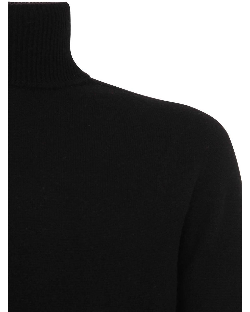 MD75 Black Cashmere Turtle Neck Sweater for men