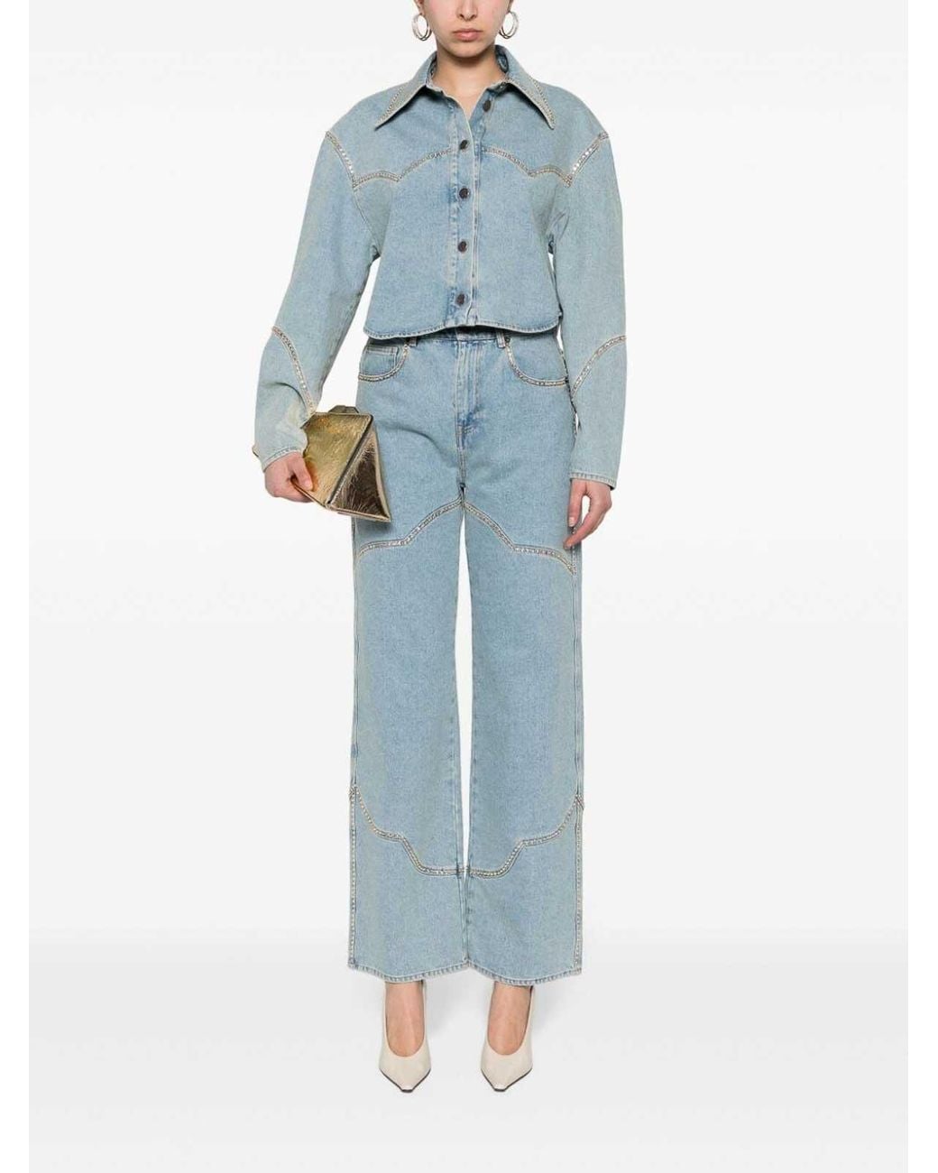 GIUSEPPE DI MORABITO Blue Trousers