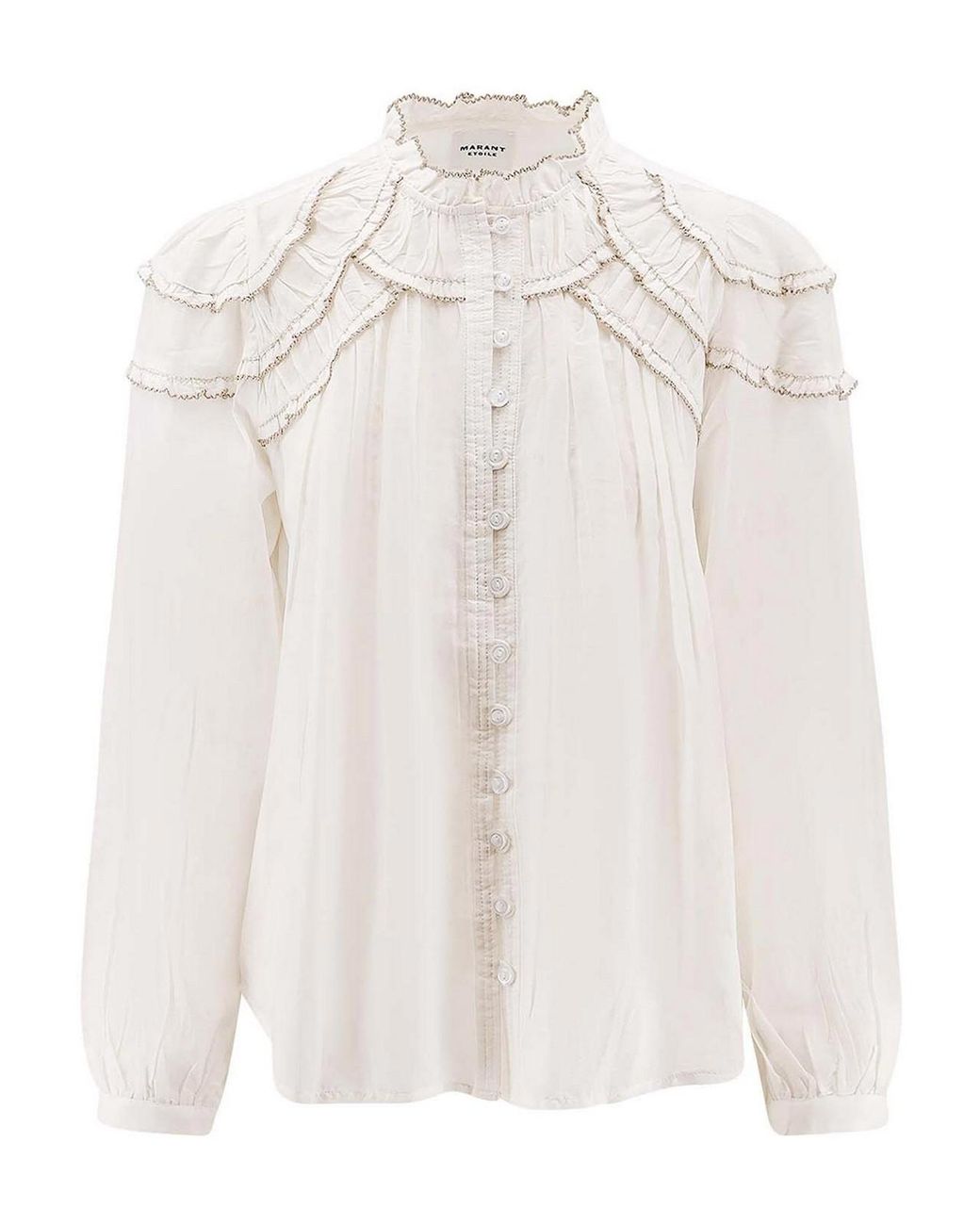 Isabel Marant White Christa Shirt