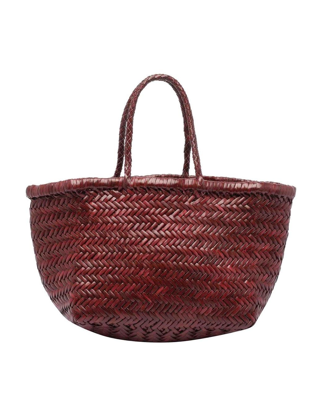 Dragon Diffusion Red Small Bamboo Triple Jump Handbag