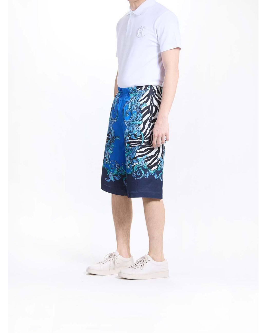 Versace Jeans Couture Blue Sabra Baroque Short for men
