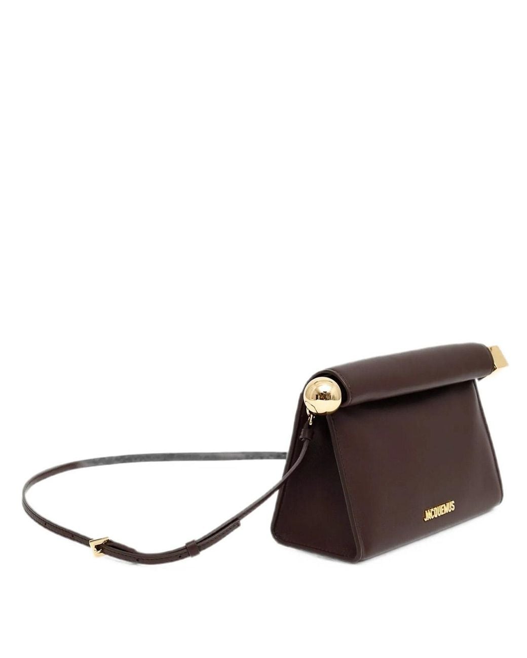 Jacquemus Brown The Round Carre Sac