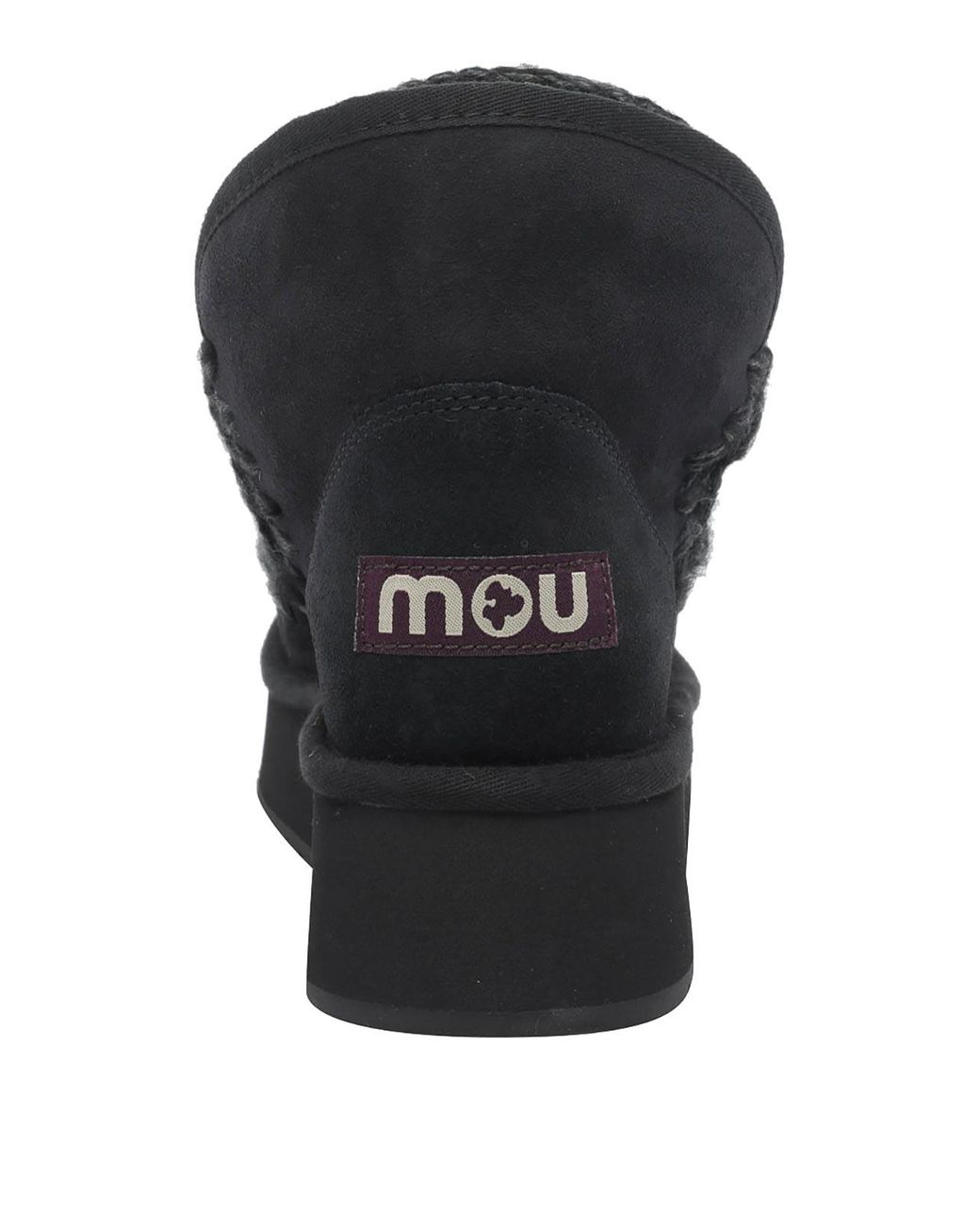 Mou Black Mini Eskimo Platform Boots