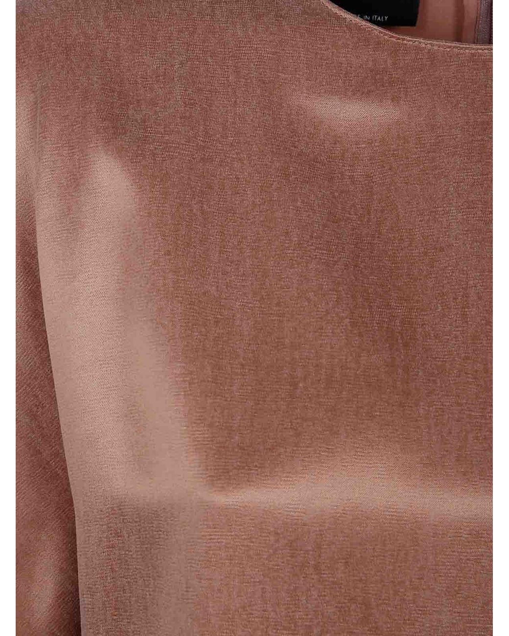 Giorgio Armani Brown Fsc Viscosa Cupro Shirt